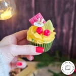 شمع کاپ کیک شکلات تخته‌ای به طعم گیلاس - Image 8