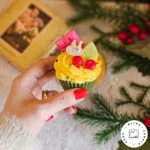 شمع کاپ کیک شکلات تخته‌ای به طعم گیلاس - Image 3