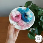 شمع دونات گل