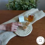 شمع بیسکوئیت حصیری