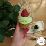 Strawberry-flavored Cupcake Candle - Image 6