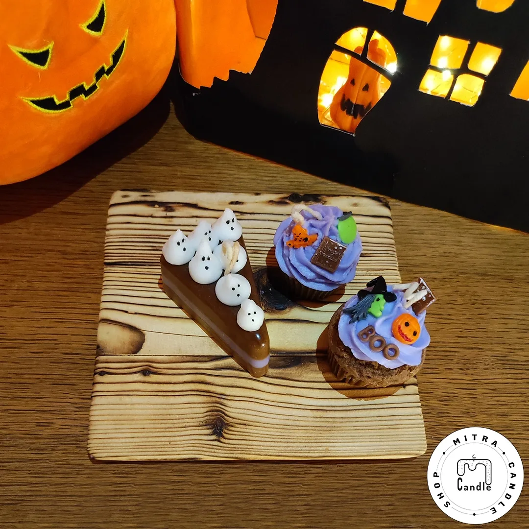 halloween--candle-set.1 مجموعه شمع هالووین - Image 1