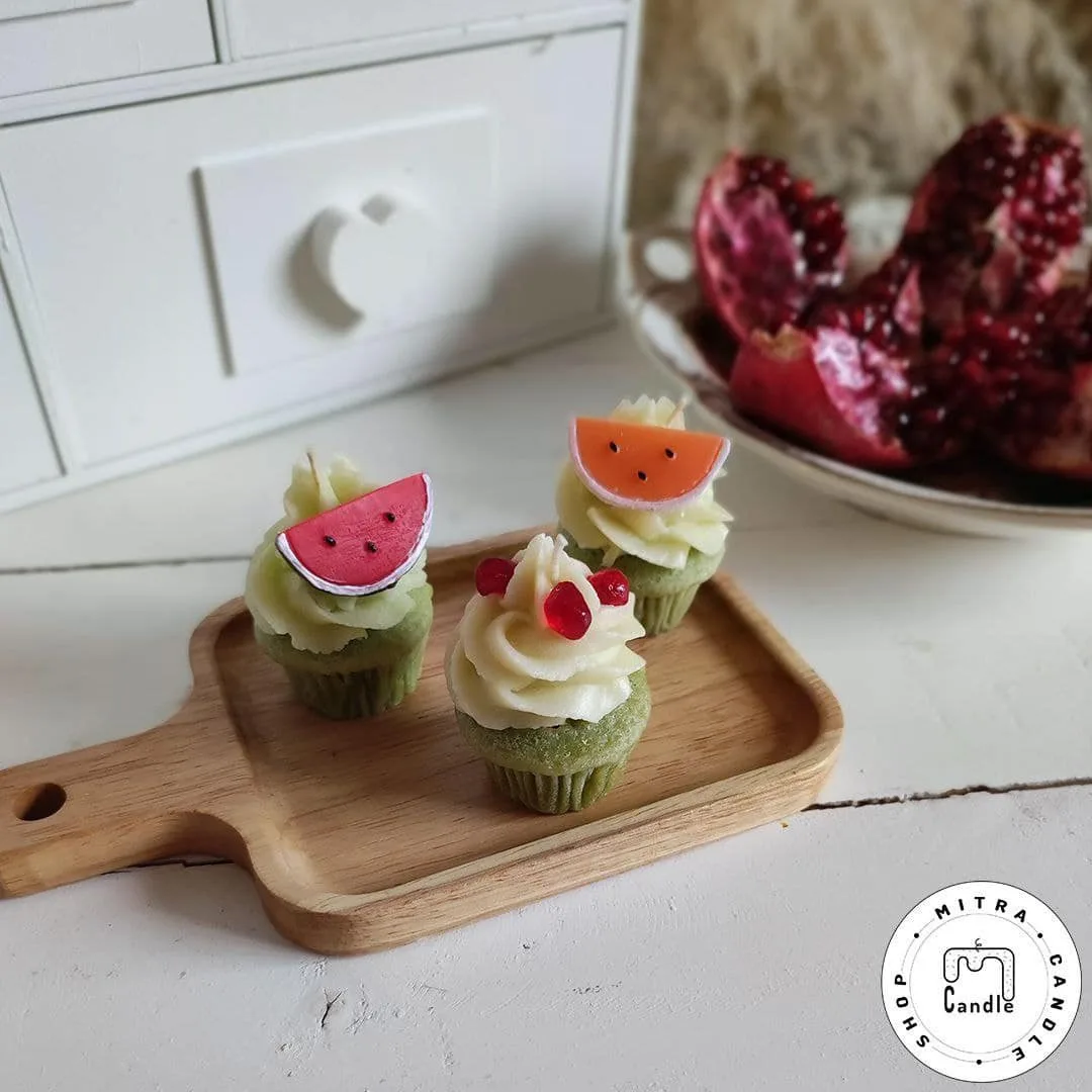 Yalda-mini-cupcake-candle.1 شمع مینی کاپ کیک یلدایی - Image 1