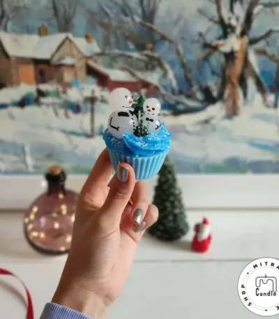 snowman-cup-cake-candle.1