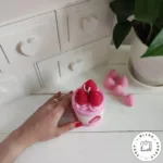 Strawberry Cake Candle - Image 5