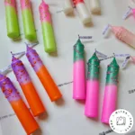 پک شمع قلمی مخمل - Image 5