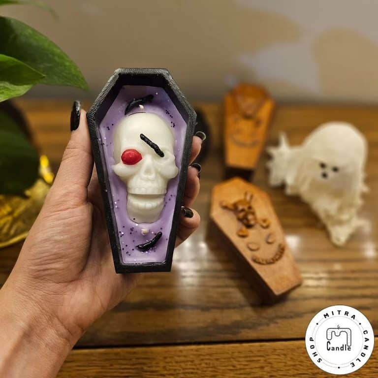 Halloween coffin candle.2