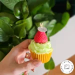 شمع کاپ کیک به طعم توت فرنگی - Image 4