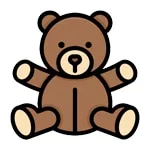 تدی بزرگ قهوه ای