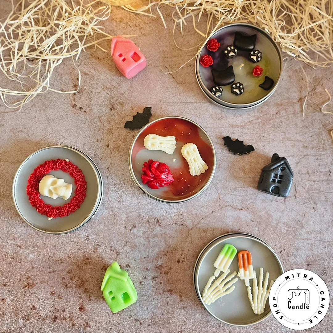 ha.3 قوطی شمع هالووین - Image 1