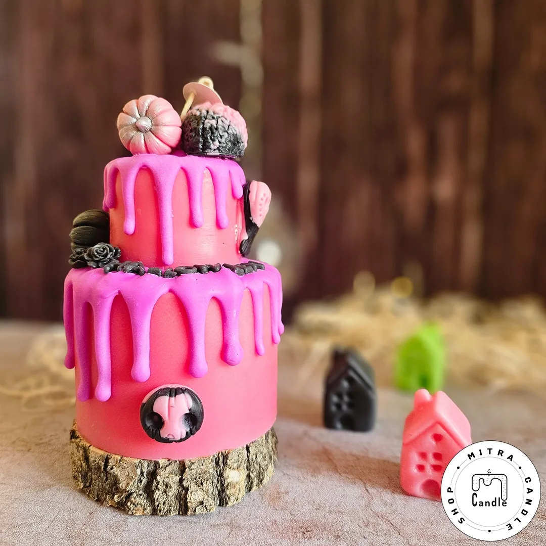 hacake.2 شمع کیک هالووین - Image 1