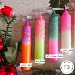 پک شمع قلمی مخمل - Image 3
