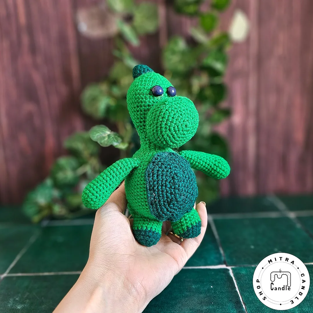 aligator.1 عروسک اژدهای سبز - Image 1