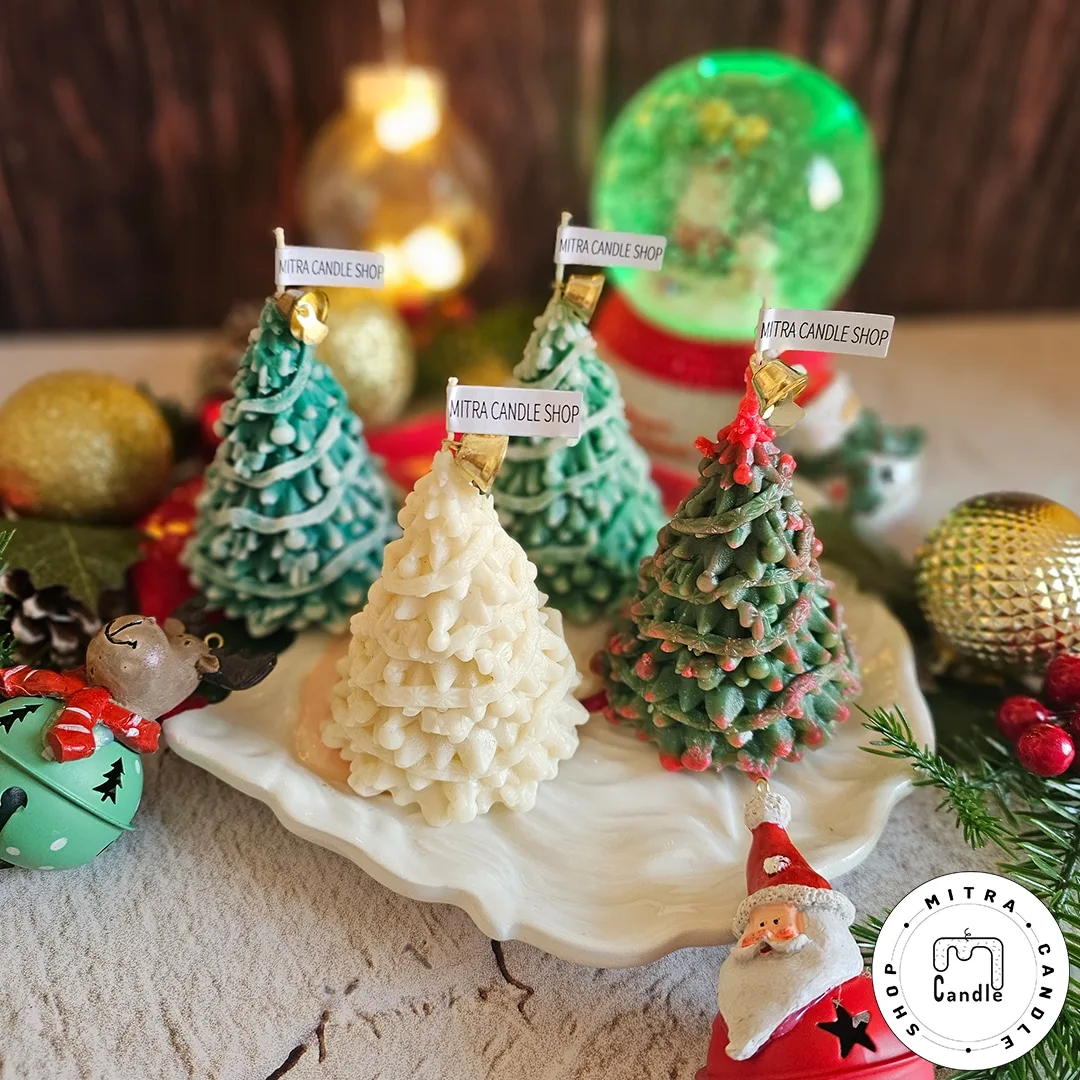 christmas tree candle.1 شمع درخت کریسمس - Image 1