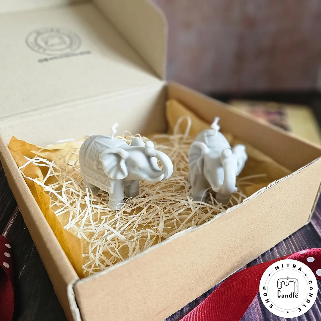 elephant candle.3 شمع فیل - Image 1