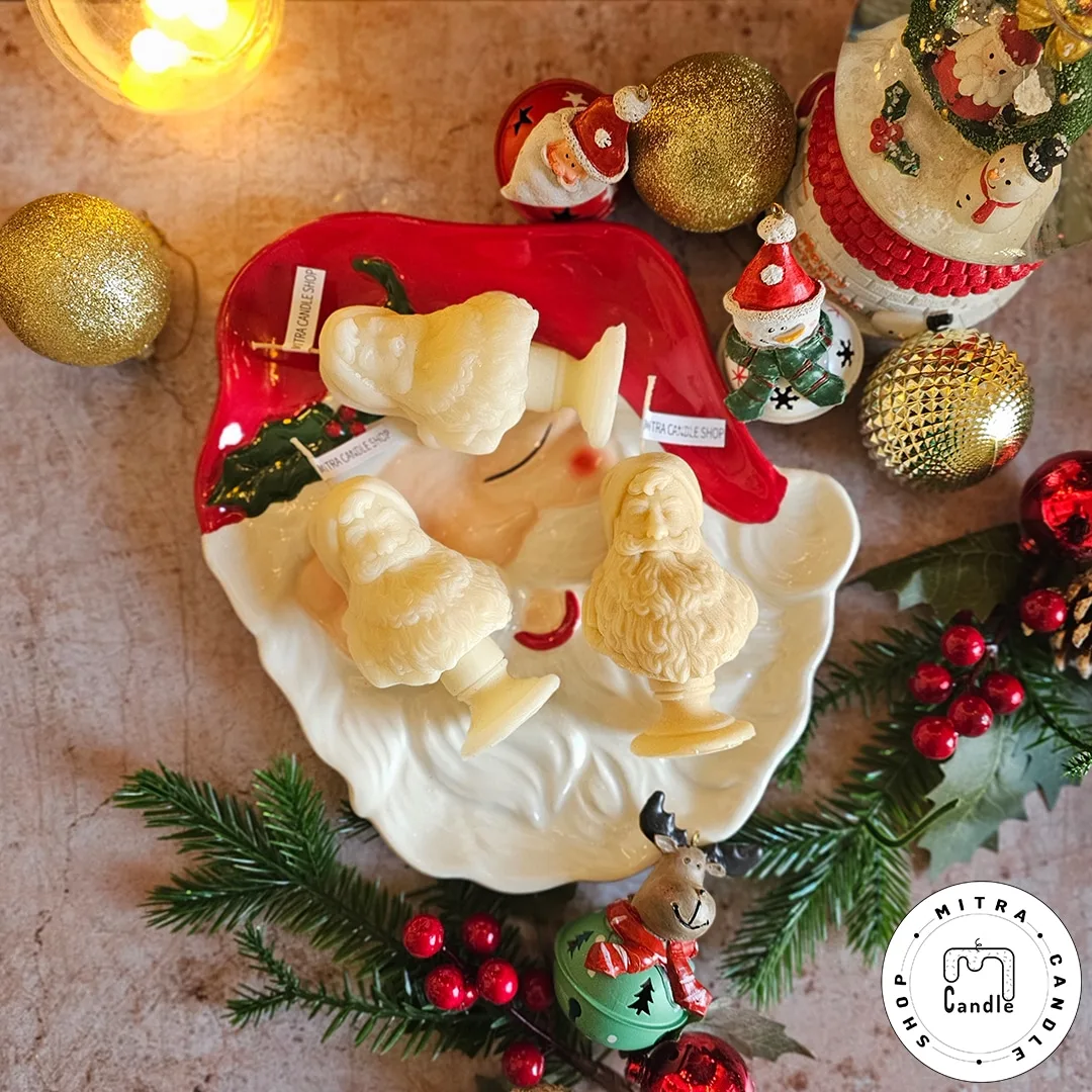 tandis santa.1 شمع تندیس بابانوئل - Image 1