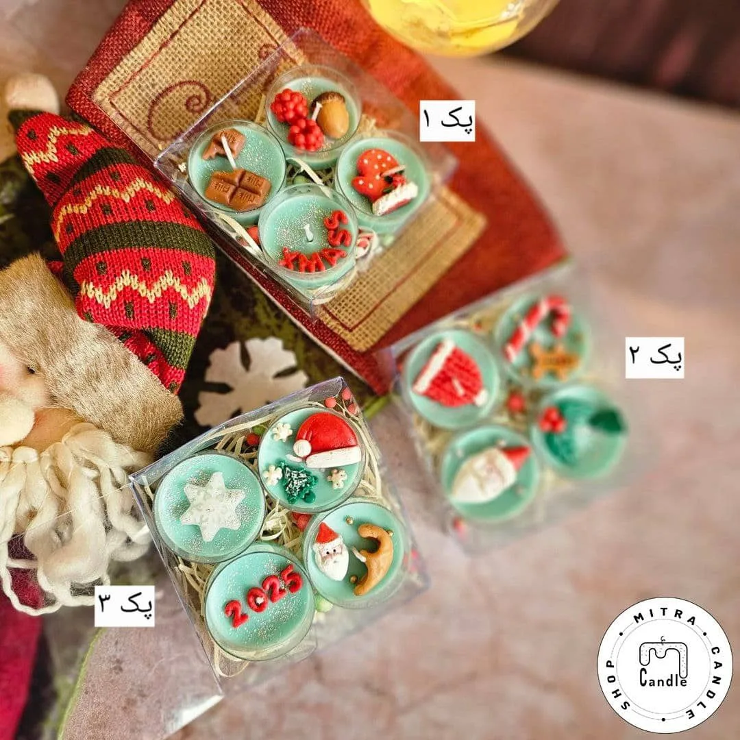 xmass.4 شمع وارمر کریسمس - Image 1