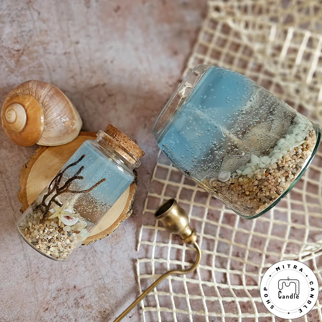 nightlight ocean collection.2 مجموعه شمع اقیانوسی شبتاب - Image 1