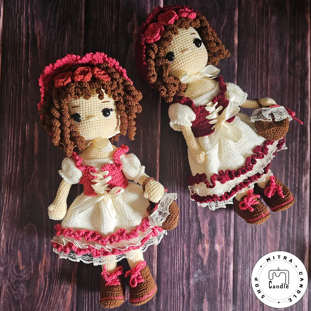 strawberry girl doll.5 عروسک دختر توت فرنگی - Image 1