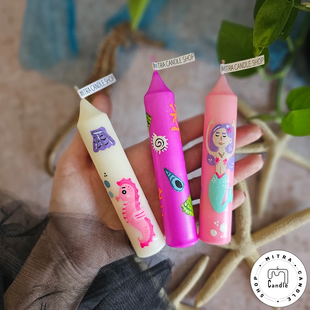 secrect of the ocean.5 پک شمع قلمی اسرار اقیانوس - Image 1