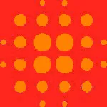 مخمل قرمز پرتقالی