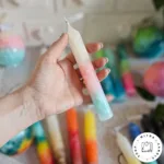 شمع قلمی رنگین کمونی - Image 22