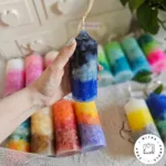 شمع استوانه رنگین کمونی - Image 18