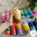 شمع استوانه رنگین کمونی - Image 22