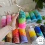 شمع استوانه رنگین کمونی - Image 20