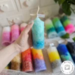 شمع استوانه رنگین کمونی - Image 29