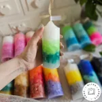 شمع استوانه رنگین کمونی - Image 27