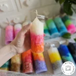 شمع استوانه رنگین کمونی - Image 25