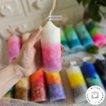 شمع استوانه رنگین کمونی - Image 30