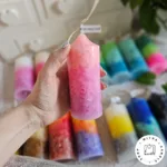 شمع استوانه رنگین کمونی - Image 31