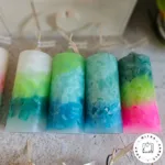 شمع استوانه رنگین کمونی - Image 13