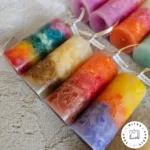 شمع استوانه رنگین کمونی - Image 7