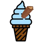 بستنی قیفی بزرگ کیت کت