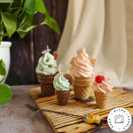 شمع بستنی قیفی