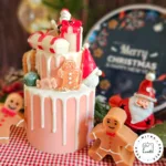 شمع کیک کریسمس