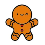 آدمک زنجبیلی - رنگ زنجبیلی کد ۱