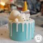 شمع کیک خرس قطبی - Image 2