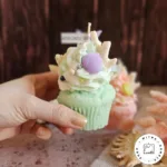 شمع کاپ کیک مرجان دریایی - Image 3