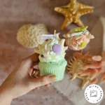 شمع کاپ کیک مرجان دریایی - Image 6