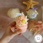 شمع کاپ کیک مرجان دریایی - Image 7