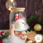 شمع حباب آدم برفی - Image 2