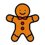 آدمک زنجبیلی - رنگ زنجبیلی کد ۲