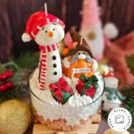 شمع لیوانی آدم برفی و لی لی پوت - Image 7