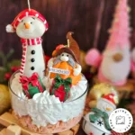 شمع لیوانی آدم برفی و لی لی پوت - Image 5