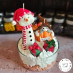 شمع لیوانی آدم برفی و لی لی پوت - Image 6