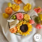 شمع لیوانی گل های بهاری - Image 6